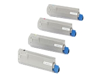 OKI C5800, C5900, C5550MFP cartouche de toner cyan capacité standard 5.000 pages pack de 1