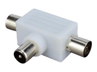 MCL Adaptateur antenne en T 9,52 mm  male/femelle/femelle