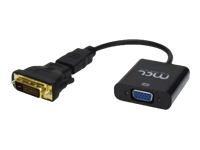 MCL Adaptateur convertisseur DVI-D – HDMI / VGA – 25 cm