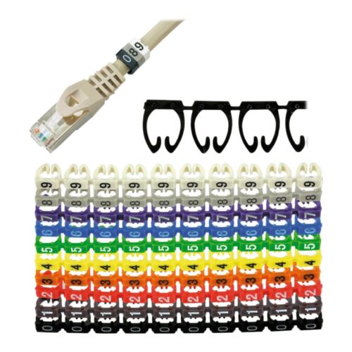 MCL Bagues de marquage numerique 0-9 pour cable 6-7mm