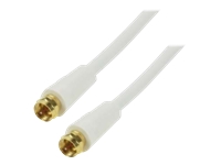 MCL Câble HQ pour antenne satellite type F mâle / mâle – 1m