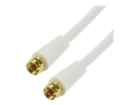 MCL Câble HQ pour antenne satellite type F mâle / mâle – 3m