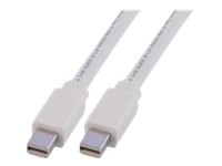 MCL Cable mini DisplayPort male / male – 2m Blanc
