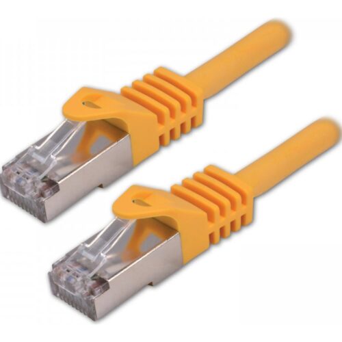 MCL Câble réseau RJ45 100Percent cuivre CAT 7 S/FTP LSZH – 2m Jaune