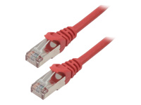 MCL Câble réseau RJ45 cuivre CAT 6 S/FTP – 2m Rouge