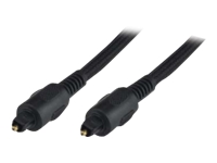 MCL Câble Toslink HQ tressé mâle / mâle – 3m