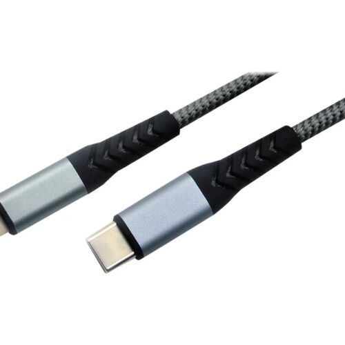 MCL Câble tressé USB Type-C vers Lightning Certifié MFI – 1m