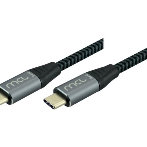 MCL Cable Type C USB 3.2 Male / Male braided Gen 2 10Gb 100W 5A – 2m