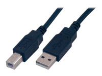 MCL Cable USB 2.0 type A / B male – 5m Noir