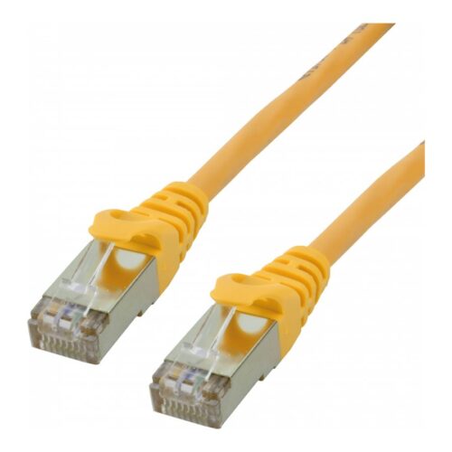 MCL CAT 6A S/FTP LSZH Patch cable – 0.3m Yellow
