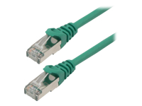 MCL CAT 6A S/FTP LSZH Patch cable – 5m Green