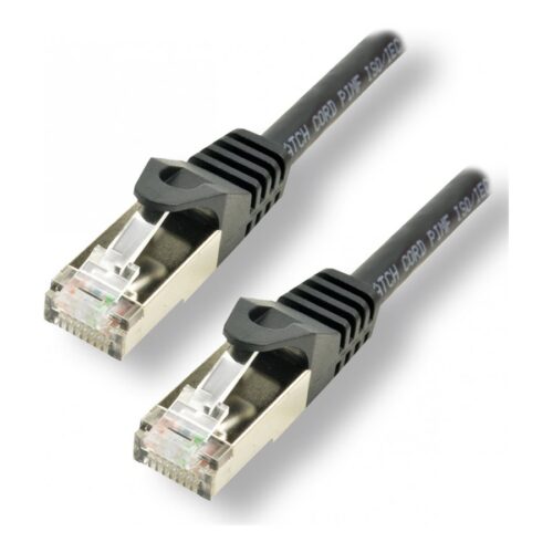 MCL CAT 7 S/FTP LSZH Patch cable – 0.5m Black
