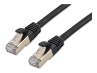 MCL CAT 8.1 S/FTP LSZH Patch cable – 1m Black