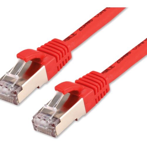 MCL CAT 8.1 S/FTP LSZH Patch cable – 3m Red