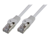 MCL CAT6A S/FTP LSZH Patch cable – 0.5m Grey