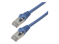 MCL CAT6A S/FTP LSZH Patch cable – 1m Blue