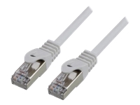 MCL CAT6A S/FTP LSZH Patch cable – 1m White