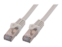 MCL Cordon Eco Cat 6 RJ45 F/UTP 0.3m Gris