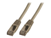 MCL Cordon Ethernet de brassage RJ45 AT6 A F/UTP – 50cm Gris