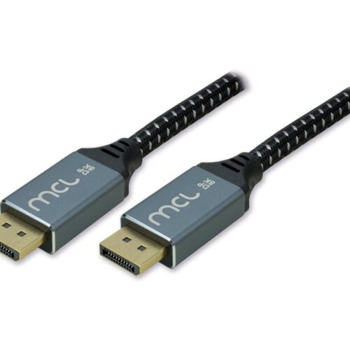 MCL DisplayPort mesh cable 8K/1.4 male / male – 3m