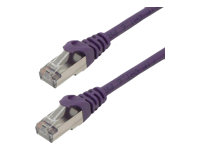 MCL FCC6BM-0.5M/VI – Câble réseau RJ45 cuivre CAT 6 F/UTP – 0.5m Violet