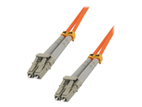 MCL FJOM2/LCLC-10M – Jarretière optique OM2 duplex multimode 50/125 – LC / LC 10m