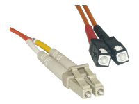 MCL FJOM2/SCLC-1M – Jarretière optique OM2 duplex multimode 50/125 – SC / LC-1m