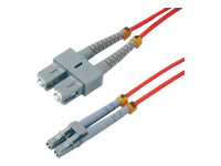 MCL FJOM2/SCLC-5M – Jarretière optique OM2 duplex multimode 50/125 – SC / LC 5m