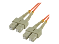 MCL FJOM2/SCSC-1M – Jarretière optique OM2 duplex multimode 50/125 – SC / SC 1m