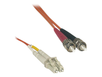 MCL FJOM2/STLC-1M – Jarretière optique OM2 duplex multimode 50/125 – ST / LC 1m