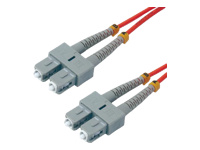 MCL FJOM2/STLC-3M – Jarretière optique OM2 duplex multimode 50/125 – LC / ST 3m