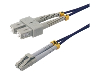 MCL Jarretière optique OM4 duplex 50/125 multimode OD 2 – SC / LC 1m