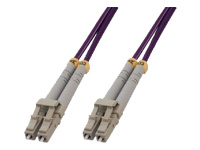MCL Jarretière optique OM4 duplex multimode 50/125 – LC / LC 1m
