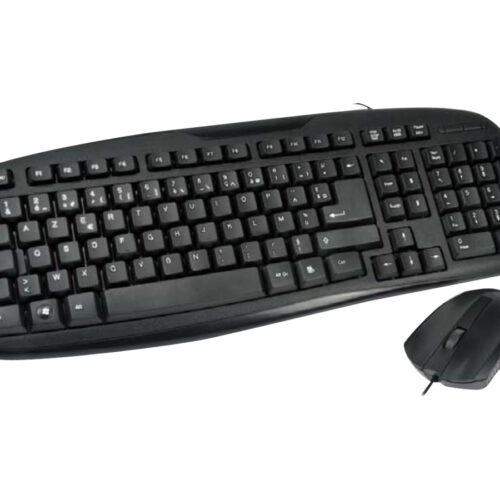 MCL Kit clavier + souris USB – Noir