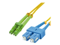 MCL LCAPC/SC duplex singlemode 9/125 OS2 optical fiber – 10m