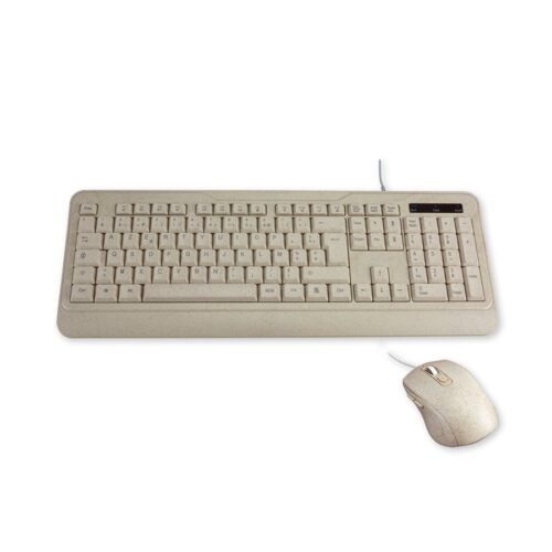 MCL MP3A99AACK2012BIB – Kit clavier + souris filaire en bioplastique French AZERTY