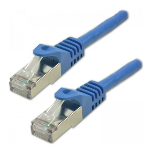 MCL RJ45 CAT7 S/FTP LSZH 0.15M Bleu