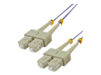 MCL SC/SC Multimode duplex 50/125 OM4 optical fiber – 15m