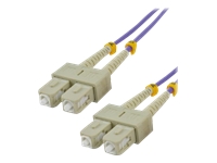 MCL SC/SC Multimode duplex 50/125 OM4 optical fiber – 1m