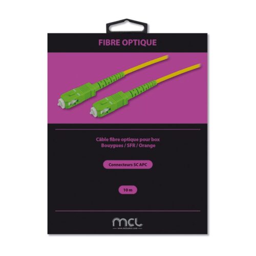 MCL SCAPC/SCAPC monomode simplex optical fiber – 10m