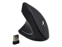MCL Souris ergonomique sans fil pour gaucher 1600 DPI – Noire