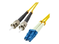 MCL ST/LC duplex singlemode 9/125 OS2 optical fiber – 20m