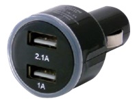 MCL Universal car charger with 2 USB ports