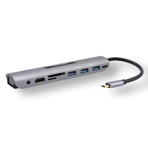 MCL USB Type-C to Gigabit Ethernet adapter with 3 ports hub USB 3.0