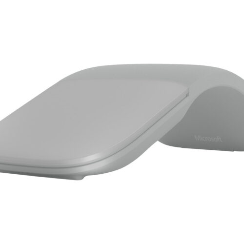 MICROSOFT Surface – Arc Mouse – Souris Arc Bluetooth 4.1 – 2 Boutons – Sans fil – 2 Piles AAA incluses – Grise
