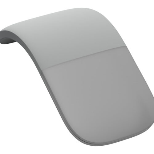MICROSOFT Surface – Arc Mouse – Souris Arc Bluetooth 4.1 – 2 Boutons – Sans fil – 2 Piles AAA incluses – Grise