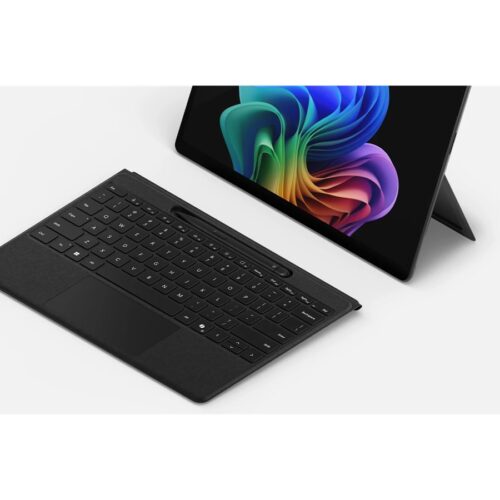 MICROSOFT Surface – Bndle Keybrd Flex + Pen2 – Typecover Flex + Stylet – Trackpad – Srfc Pro 8/9/10/11 – Copilot Rdy – AZERTY – Noir