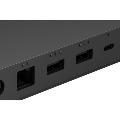 MICROSOFT Surface – Dock Thunderbolt 4 – Station daccueil – 3xUSB-C – 3xUSB 3.2 – Ethernet – Audio Jack – GigE – 165W – Noire