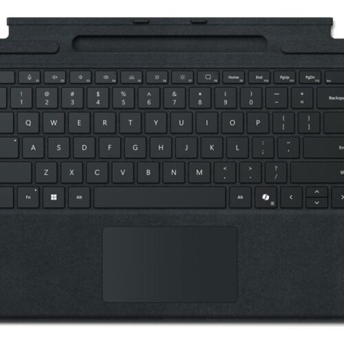 MICROSOFT Surface – Keyboard – Clavier – Trackpad – Encoche Pen – Surface Pro 8/9/10/11 – Copilot Ready – AZERTY – Noir