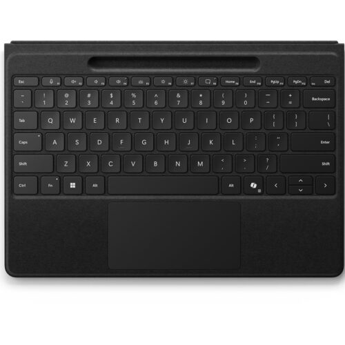 MICROSOFT Surface – Keyboard Flex – Typecover Flex – Trackpad – Encoche Pen – Surface Pro 8/9/10/11 – Copilot Ready – AZERTY – Noir